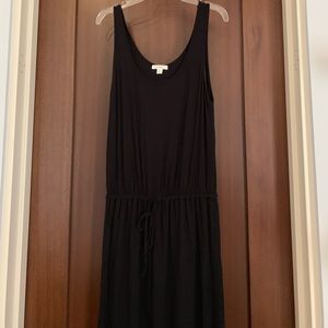 Black maxi dress